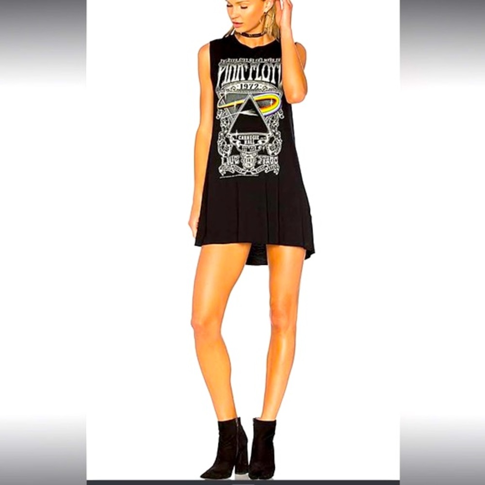 Lauren Moshi Pink Floyd Concert Dress, Size Small